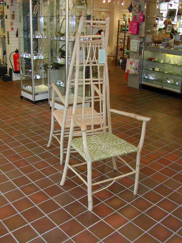 chairs on show